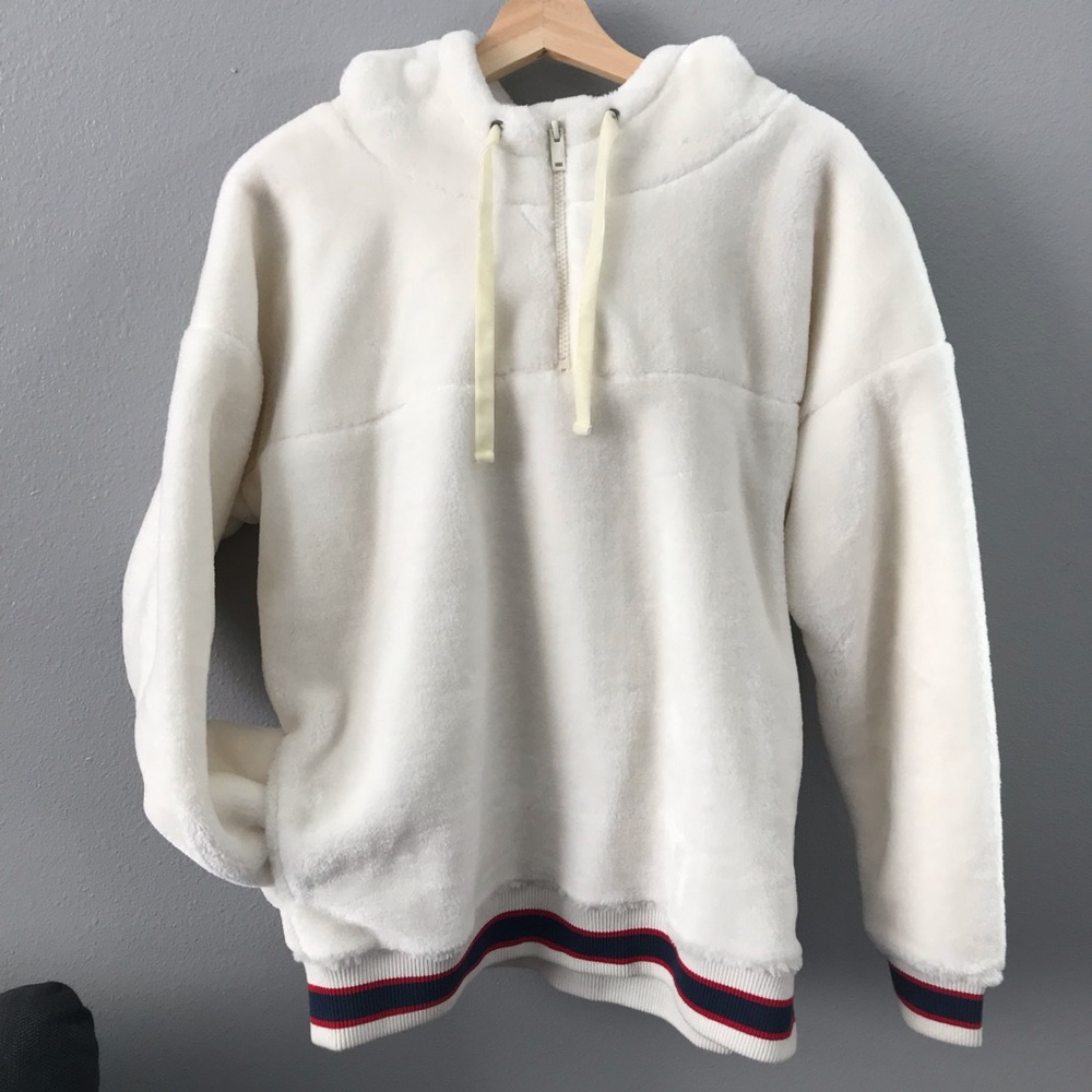 UGG KAILANI HOODED JACKET with Striped Hem